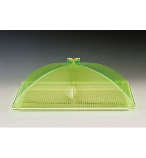 POLYCARBONAT TEPSİLİ MUHAFAZA KABI / BÜYÜK 54 X 34 Cm